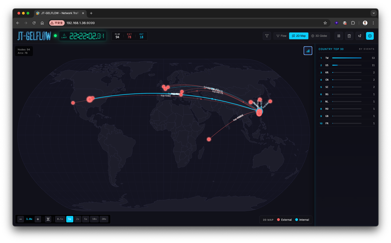 2D Map view
