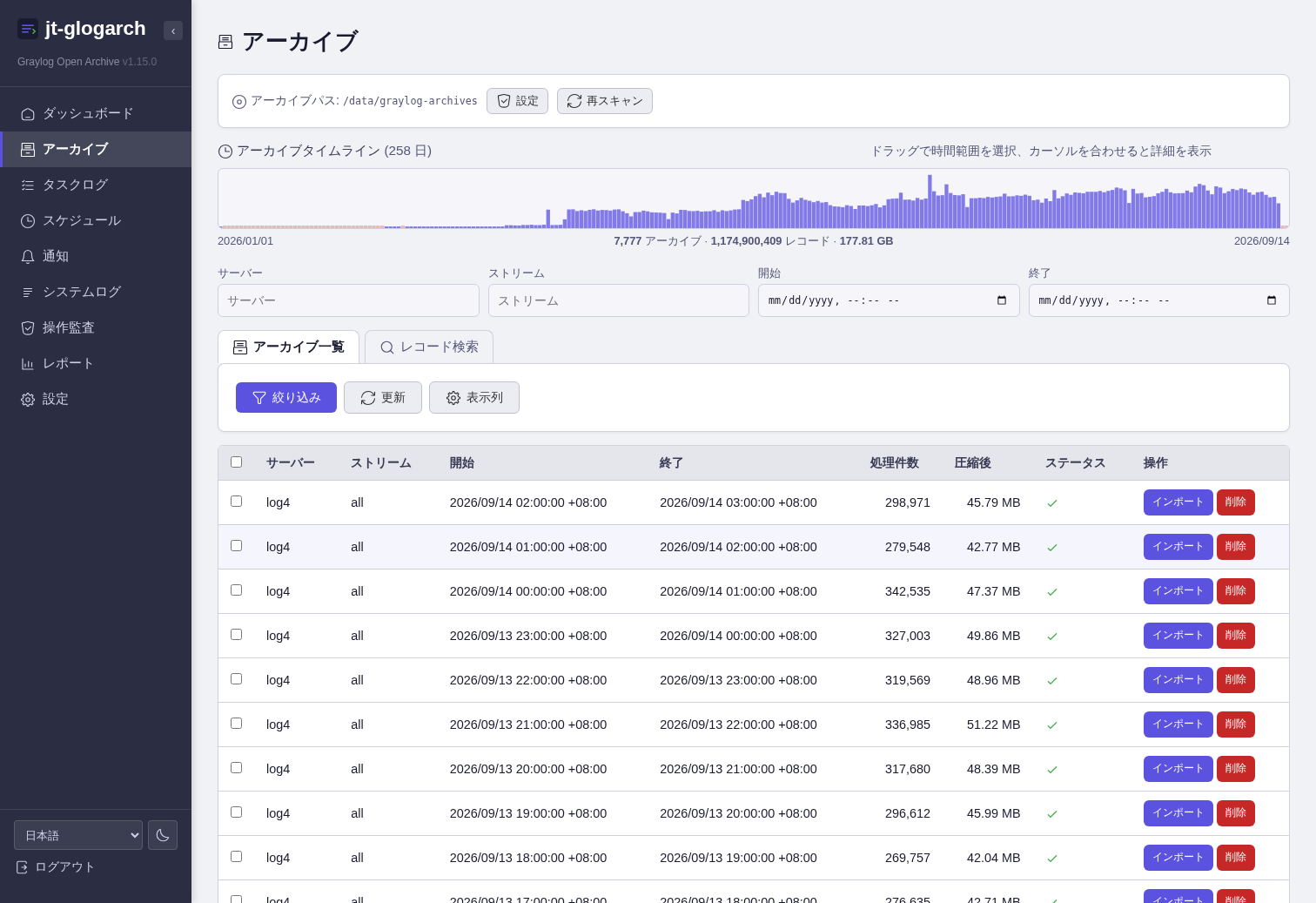 アーカイブ一覧