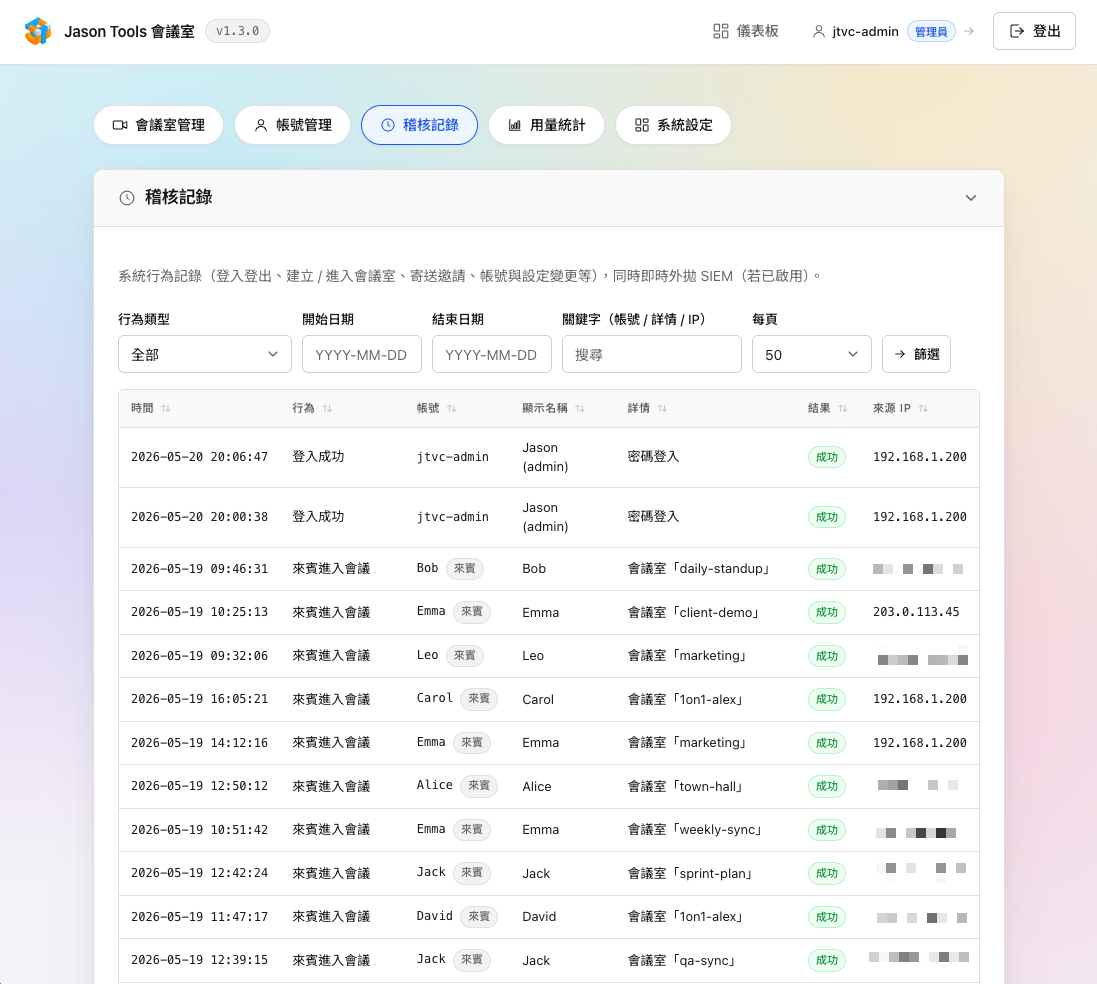 稽核記錄